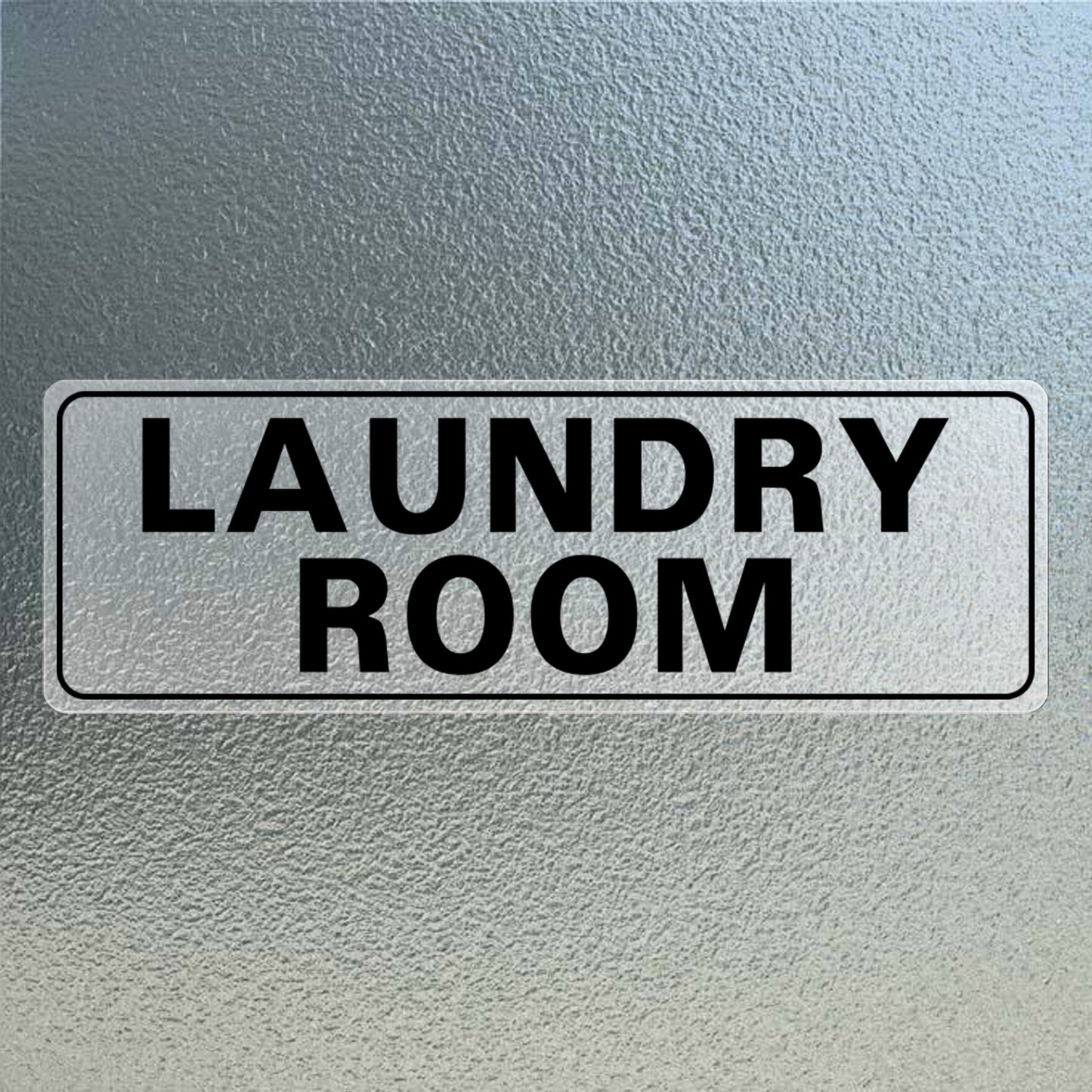 YIKIADA - Adhesivo decorativo para pared, diseño de lavandería, 12 x 4 pulgadas, vinilo autoadhesivo, diseño moderno, para el hogar, la cocina, la oficina, la puerta de la tienda, paquete de 5