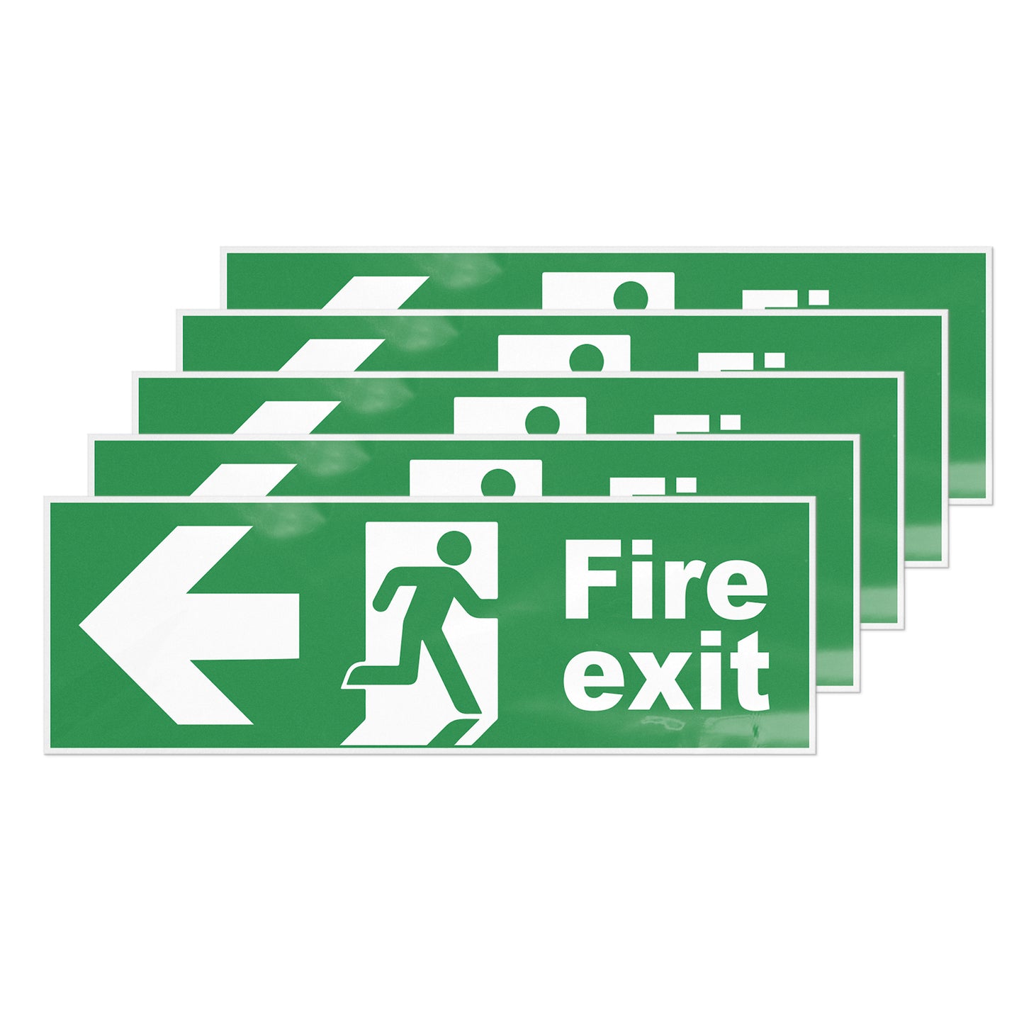Fire Exit Sign 30 x 10 cm PVC Sign