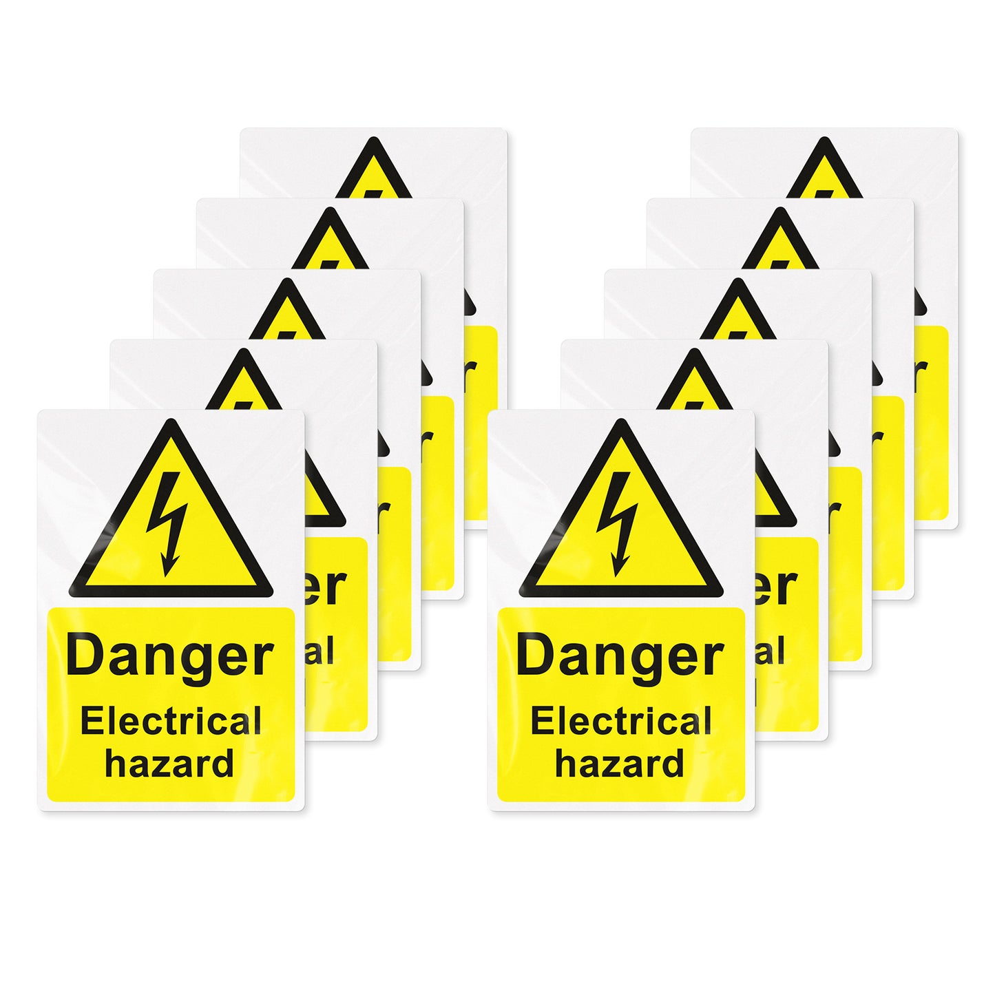 Danger Electrical Hazard Vinyl Sticker
