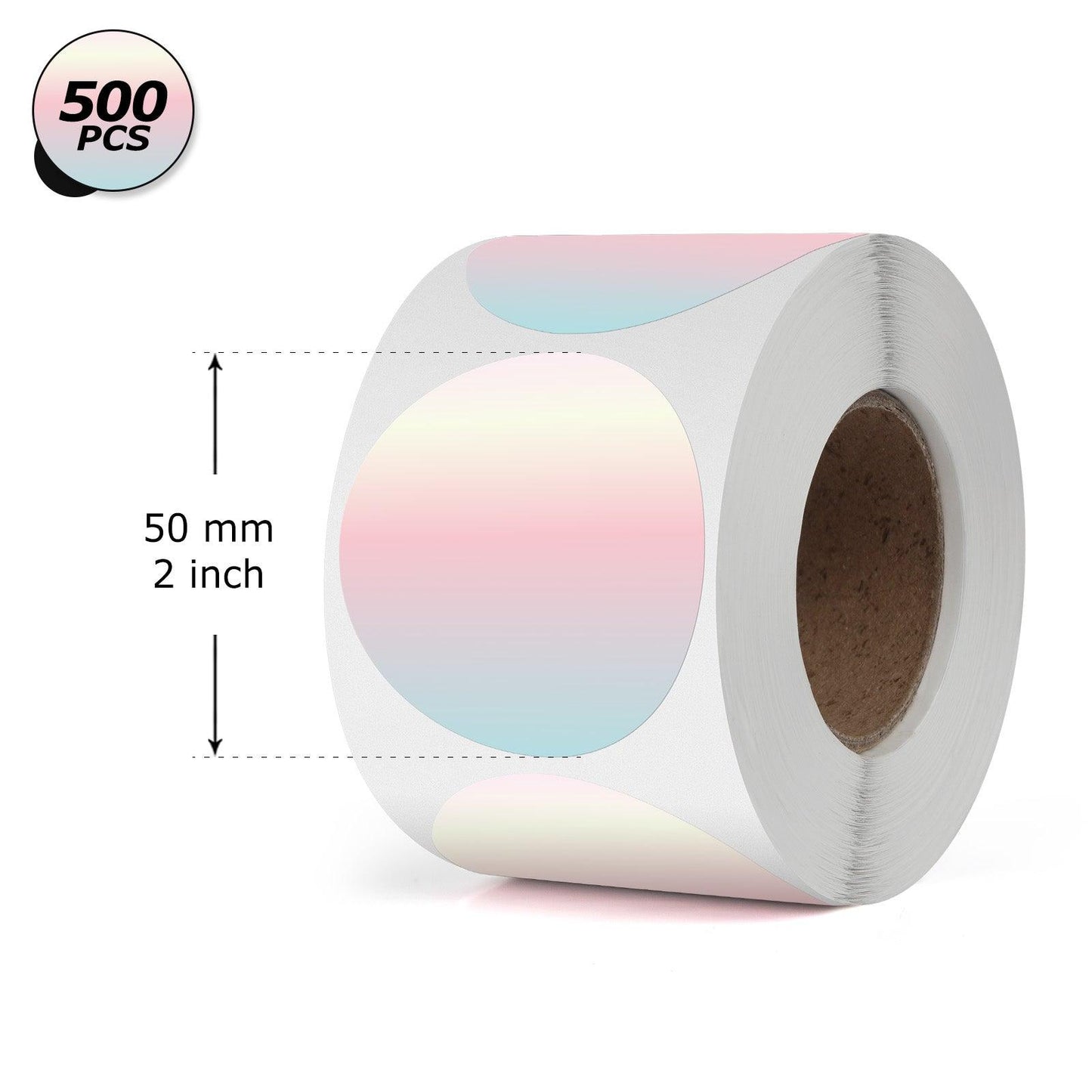 Thermoetiketten aus Vinyl mit Farbverlauf, 500 Stück