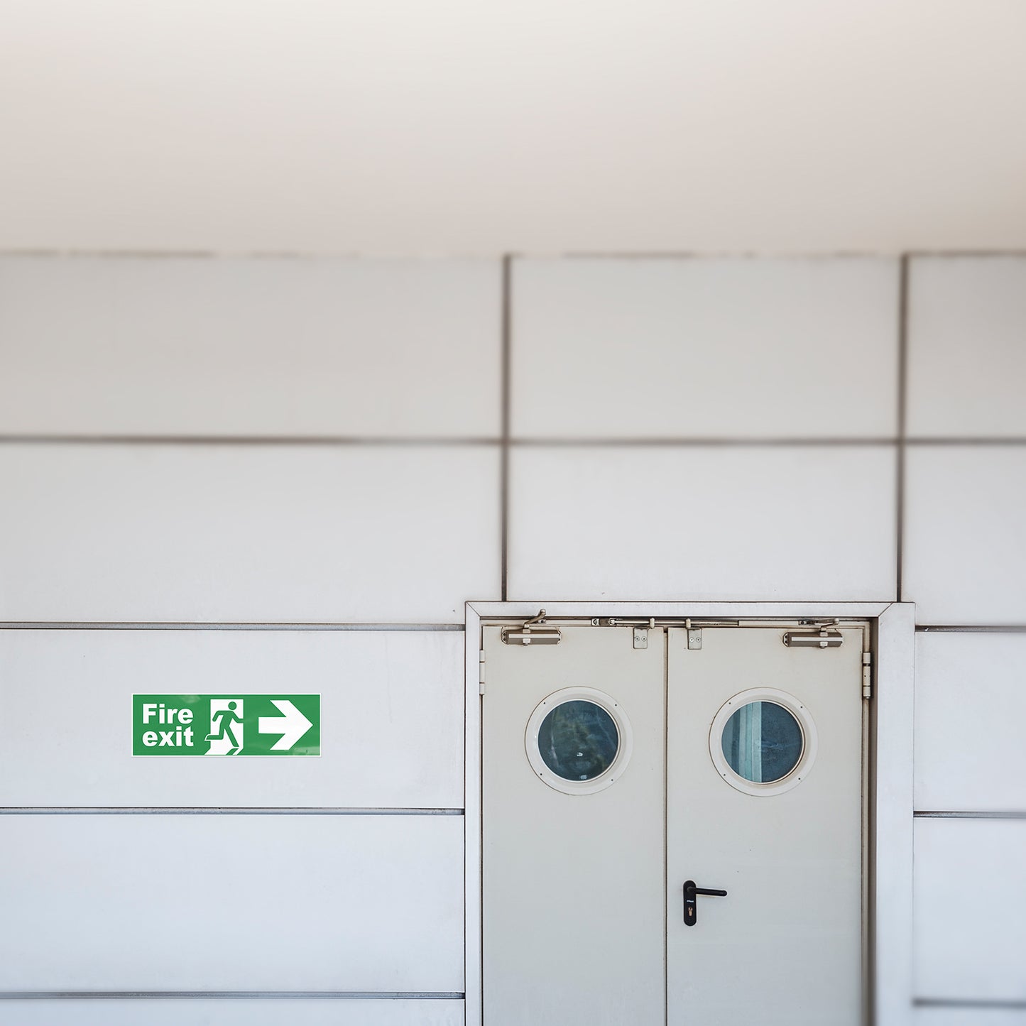 Fire Exit Sign 30 x 10 cm PVC Sign