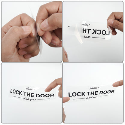 Please Lock The Door Vinyl Sticker