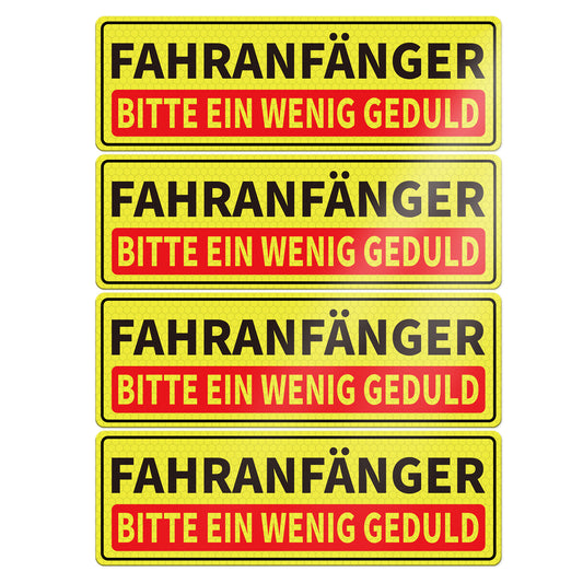 Fahranfänger Magnetschild