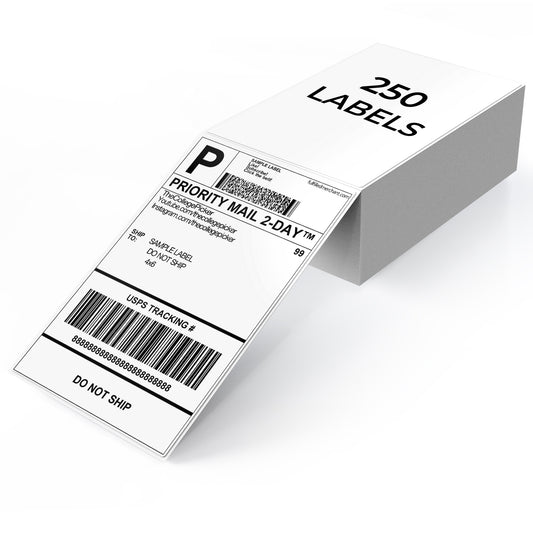 4 × 6 Inch Shipping Thermal Labels 250 PCS