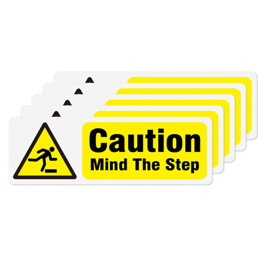 Caution Mind The Step 15 x 5 cm PVC Sign