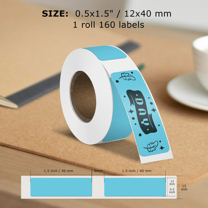 0.47 × 1.57 Inch Thermal Labels