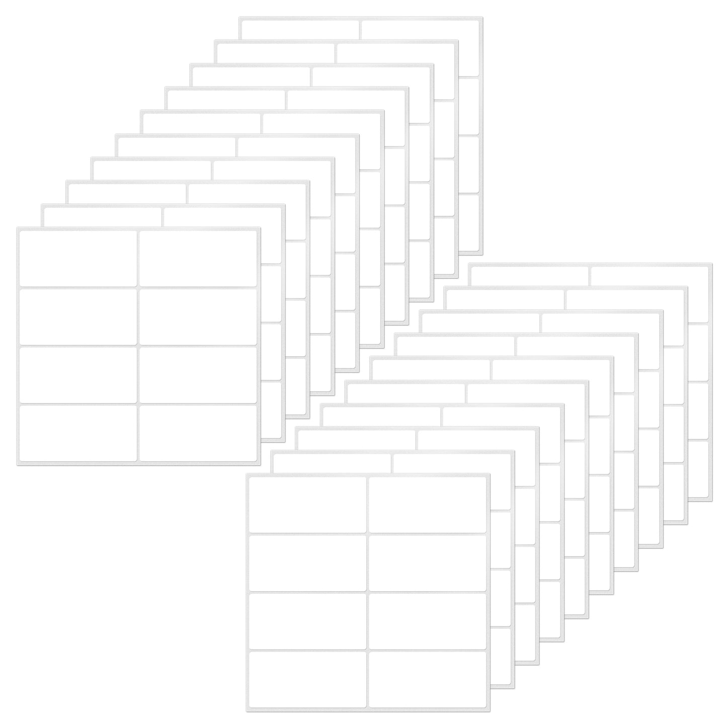 1.6 x 0.7 Inches Rectangle Labels 160 Pieces