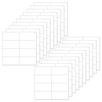 1.6 x 0.7 Inches Rectangle Labels 160 Pieces