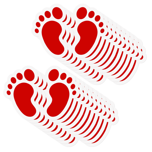 Footprint Vinyl Sticker