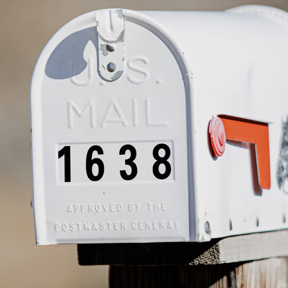 Reflective Mailbox Number 1-9 3 Set