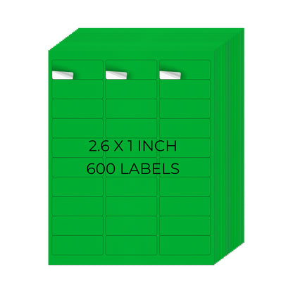 1" × 2-5/8" Printer Labels