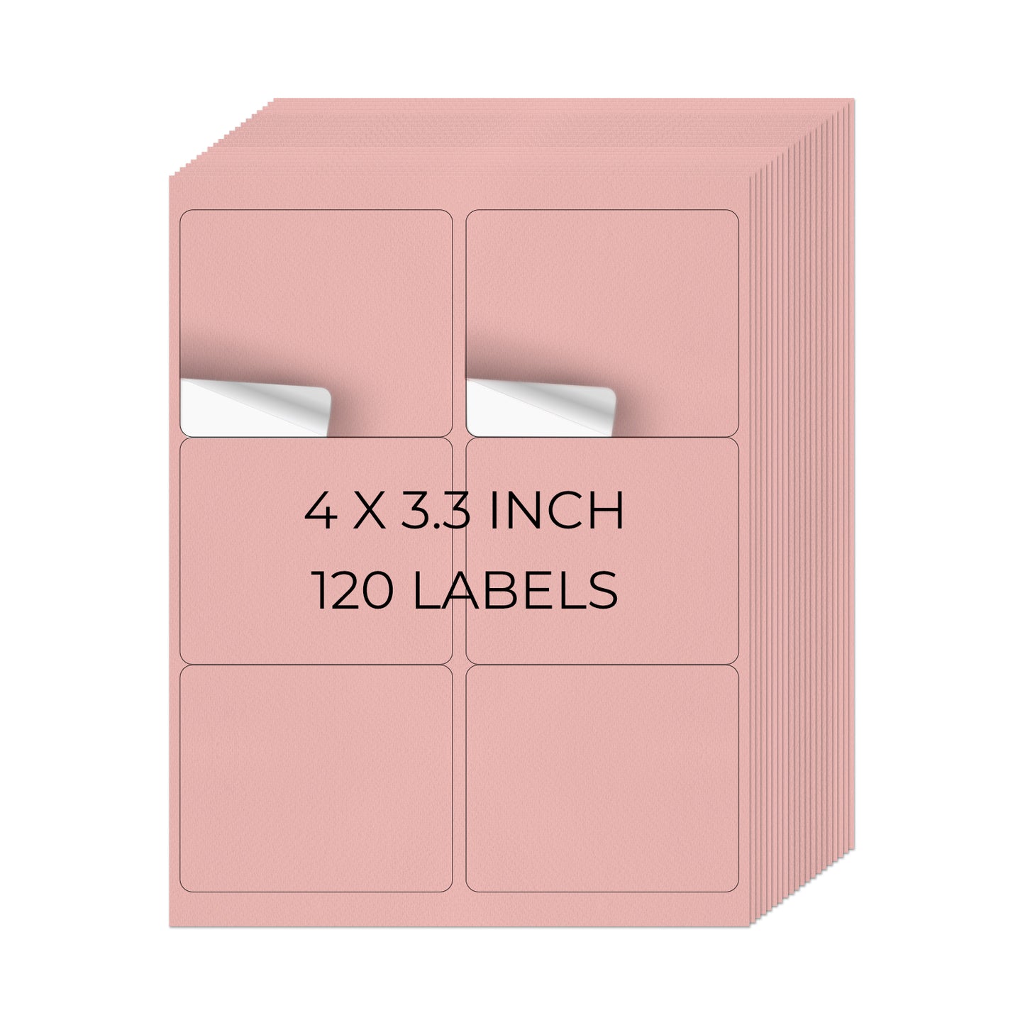 3-1/3" × 4" Printer Labels