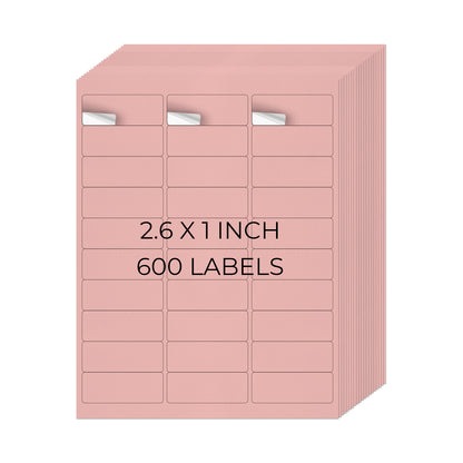 1" × 2-5/8" Printer Labels