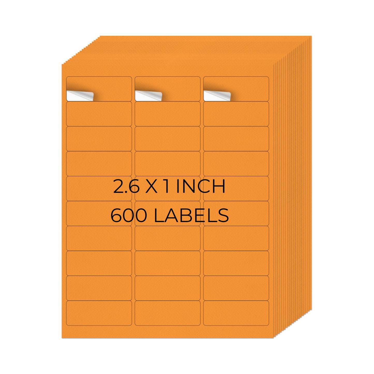 1" × 2-5/8" Printer Labels