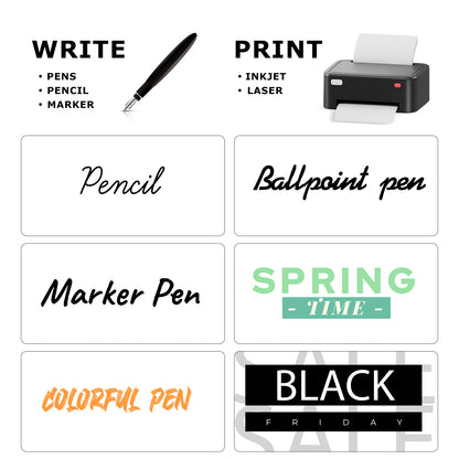 3-1/3" × 4" Printer Labels