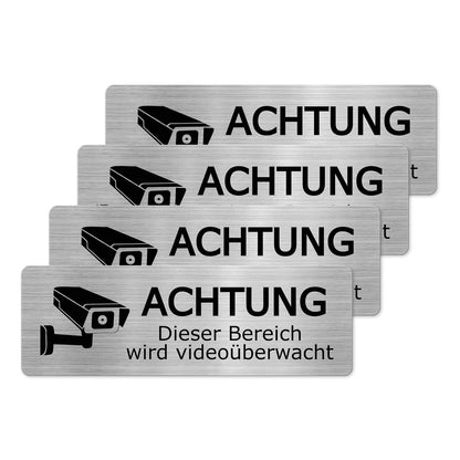 Achtung Videoüberwachung Schild