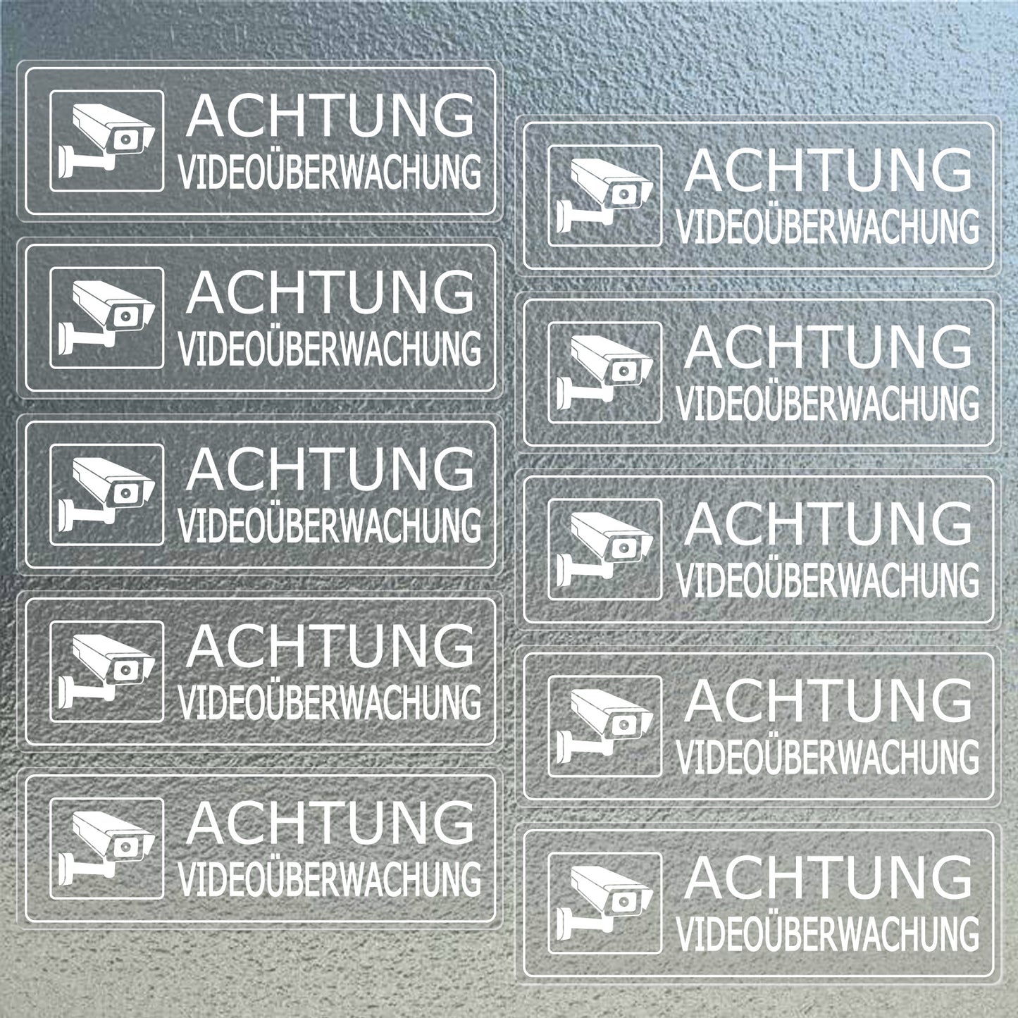 Achtung Videoüberwachung Schild