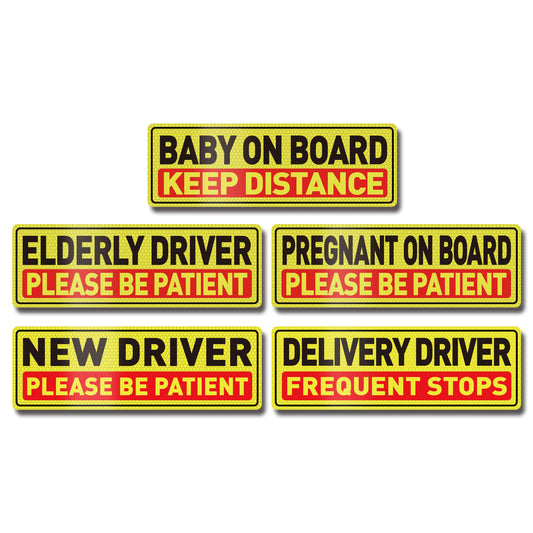 Car Sticker Sign