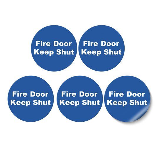 Fire Door Keep Shut Vinyl Sticker