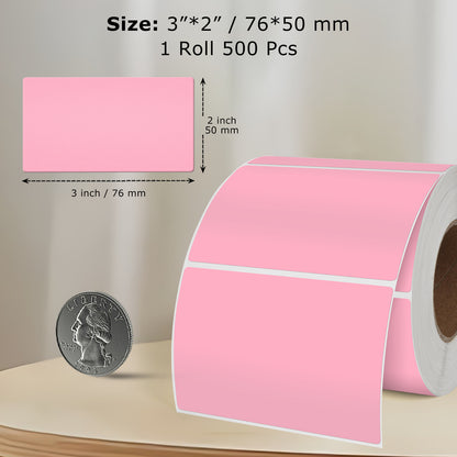 2 x 3 Inches Rectangle Labels 500 PCS Per Roll