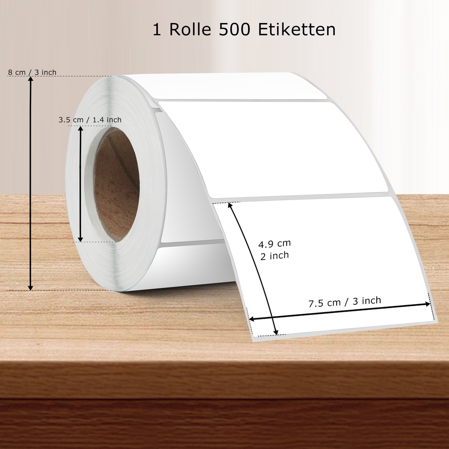 2 × 3 Inch Thermal Labels